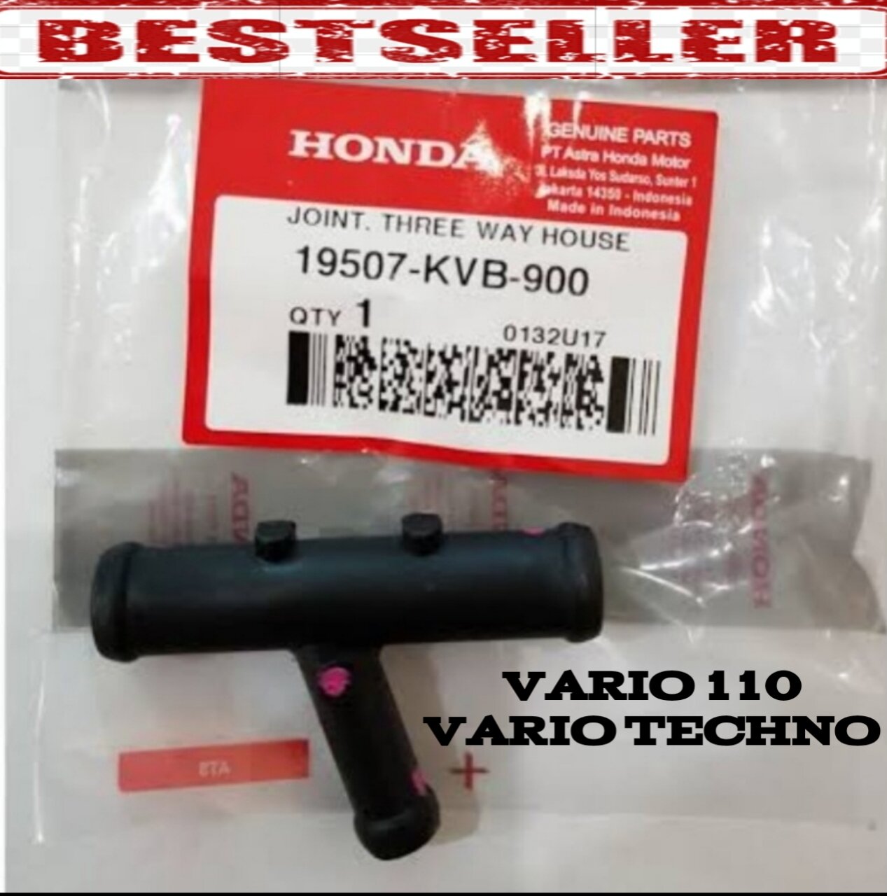 pipa sambungan selang radiator vario. sambungan T radiator vario. join ...