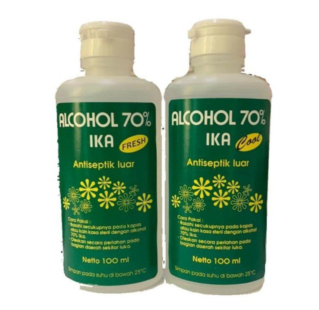 Ika Alcohol 70 Persen Alkohol Antiseptik Luar 100 ml Lazada Indonesia