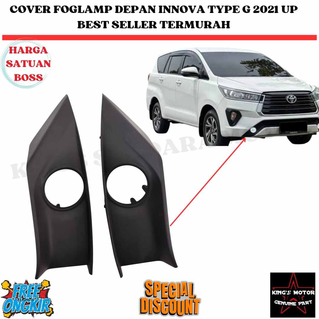 Cover Foglamp Mobil Innova Reborn Type G 2021 2022 Original Best Seller Harga 65,000 rupiah*Gratis Ongkir