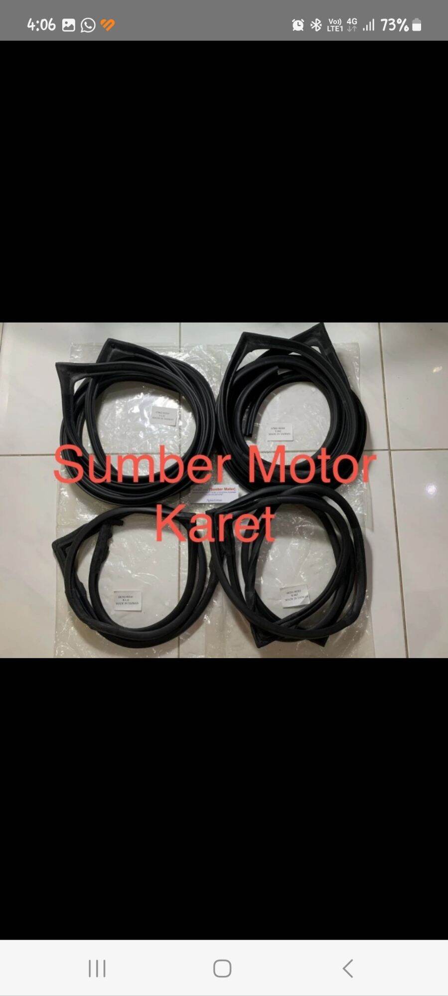 Set Karet Pintu Hardtop FJ BJ 40 45 2F Depan Belakang Harga 1,150,000 rupiah*Gratis Ongkir