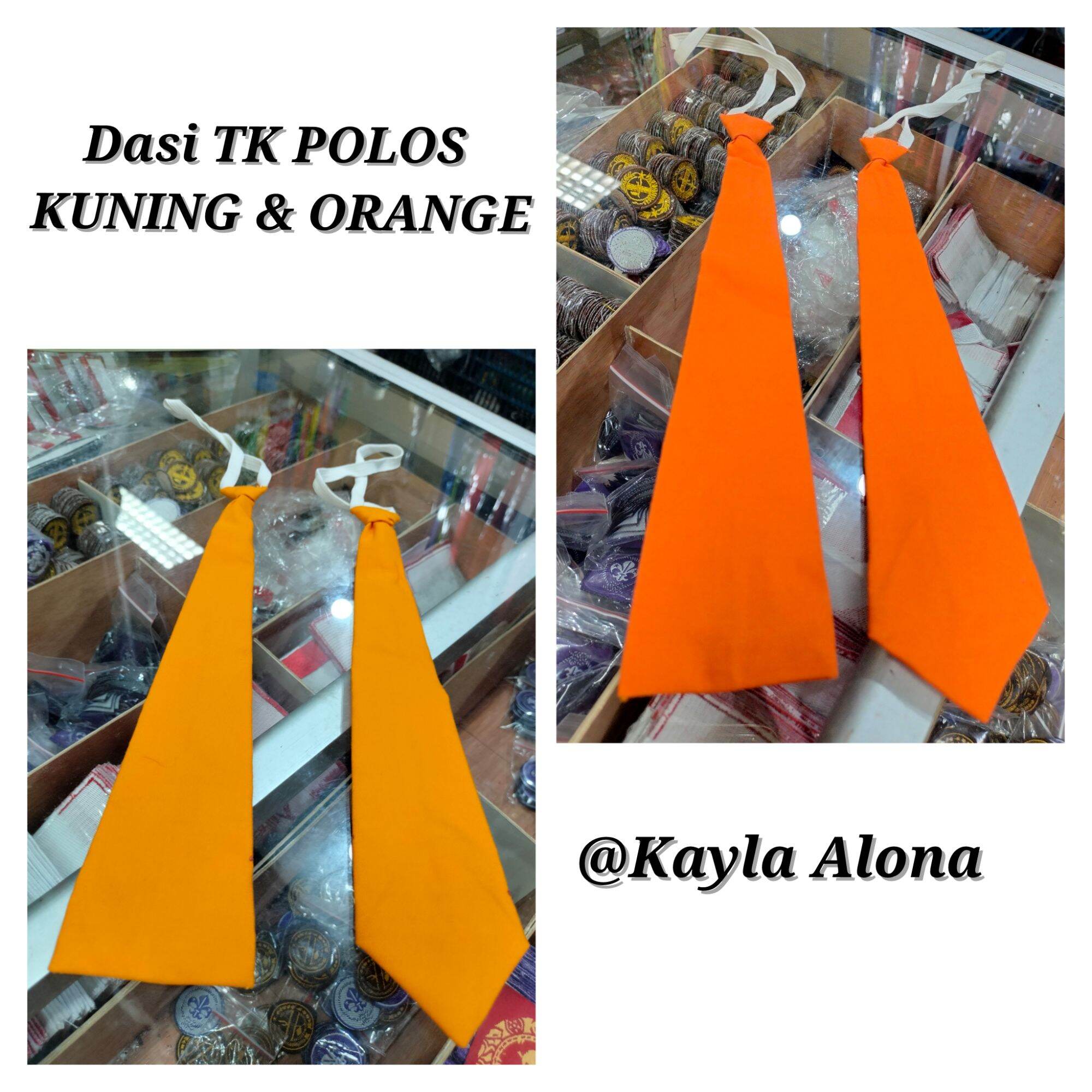 DASI ANAK TK Warna Orange dan Kuning Polos | Lazada Indonesia