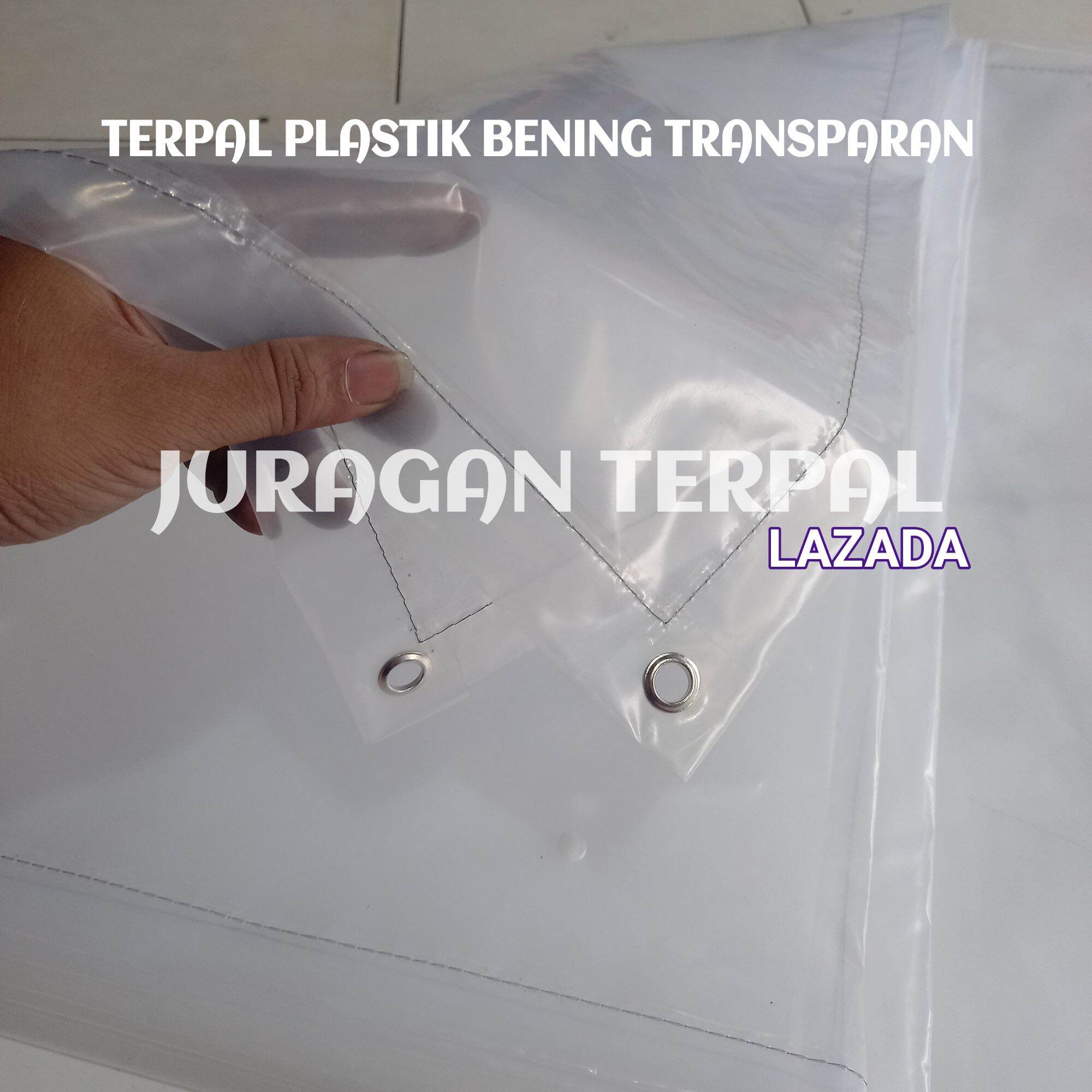 Terpal Plastik Bening Transparan Ukuran 25x3 Lazada Indonesia 0401