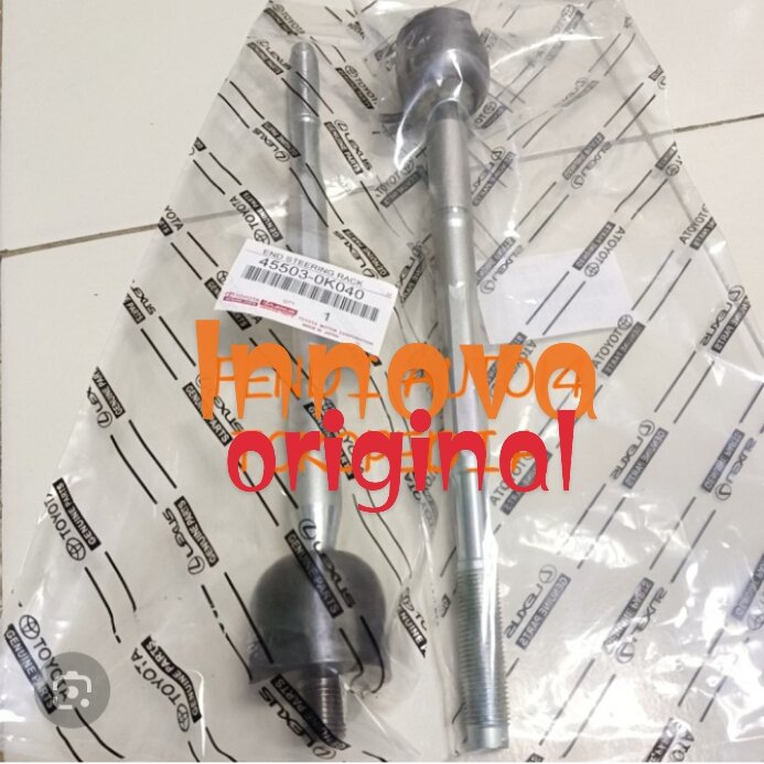 RACK END LONG TIEROD INNOVA SEPASANG KIRI KANAN ORIGINAL Harga 250,500 rupiah*Gratis Ongkir