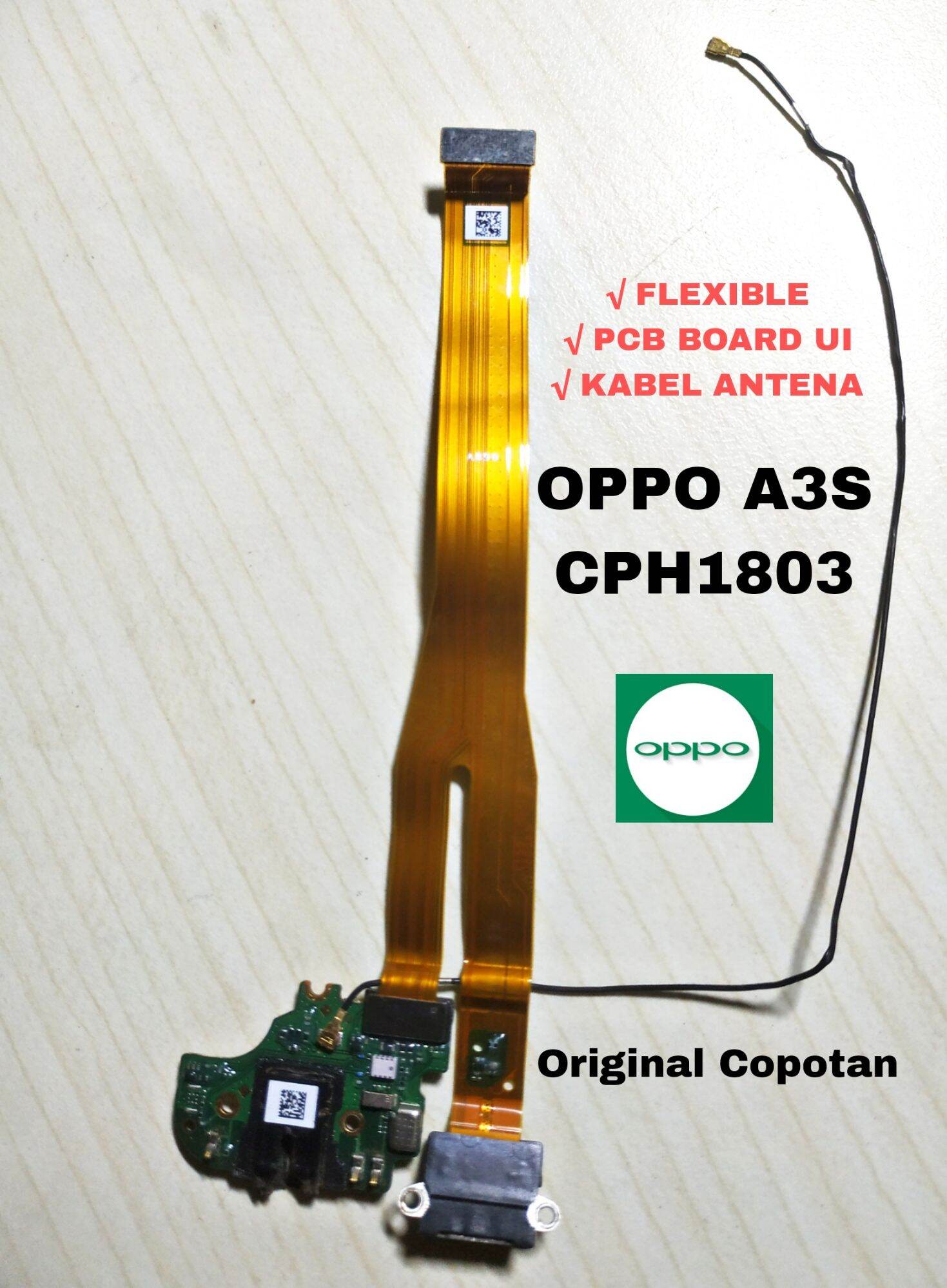 kabel flexible lcd oppo a3s