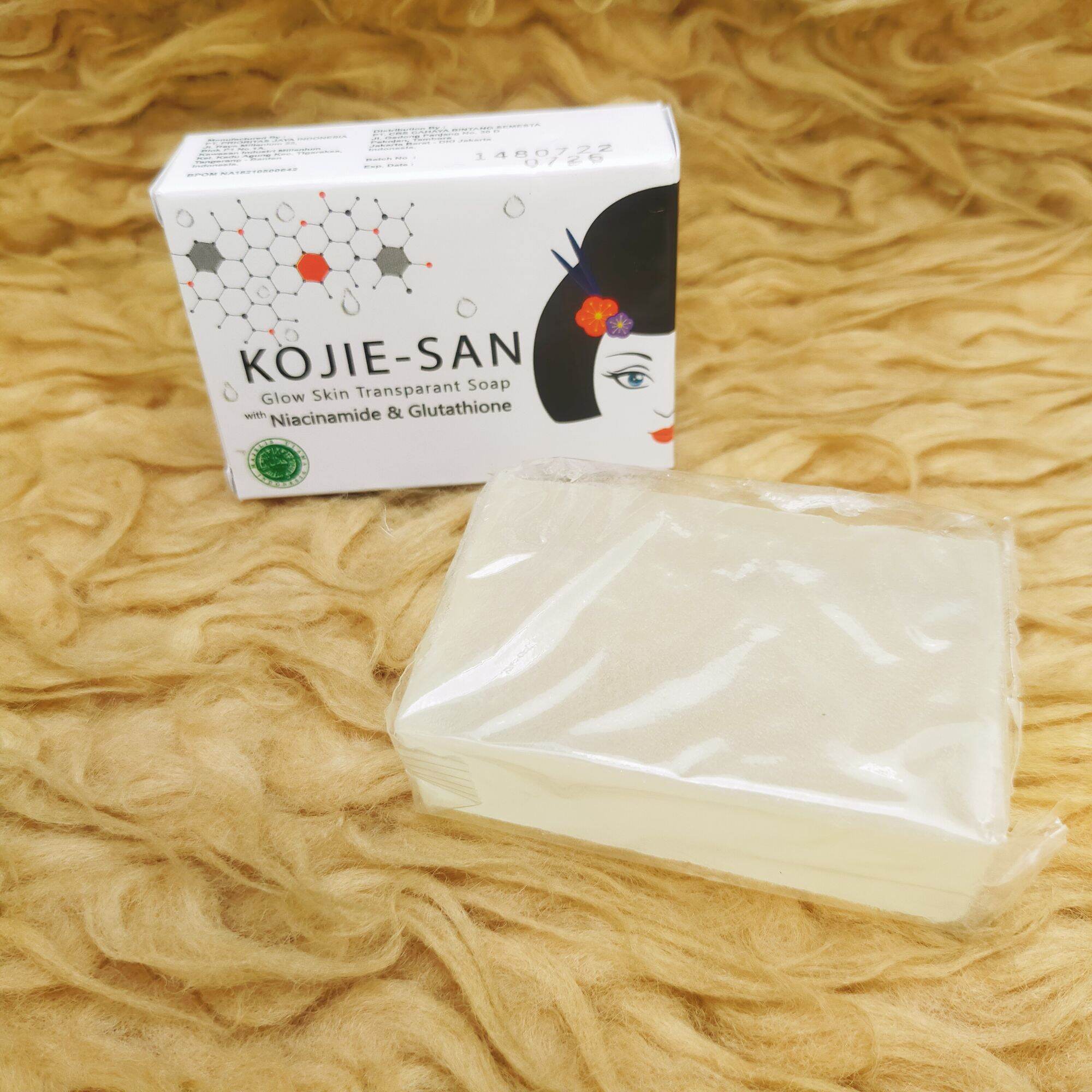 Kojie-San Glow Skin Transparant Soap 65 gr Niacinamide & Glutathione ...