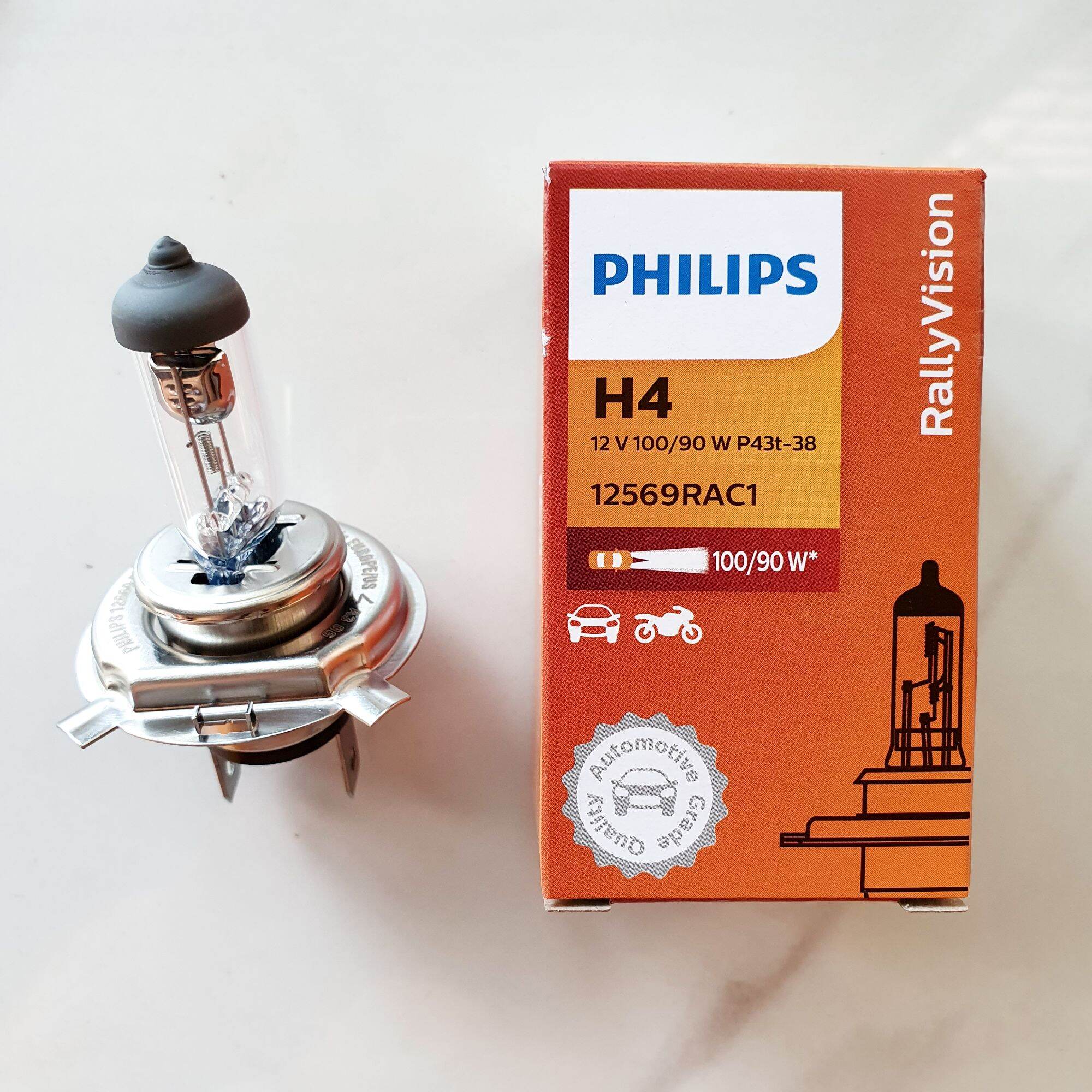 Jual Philips H4 Bohlam Lampu [100/ 90w] di Seller Butik Otomotif