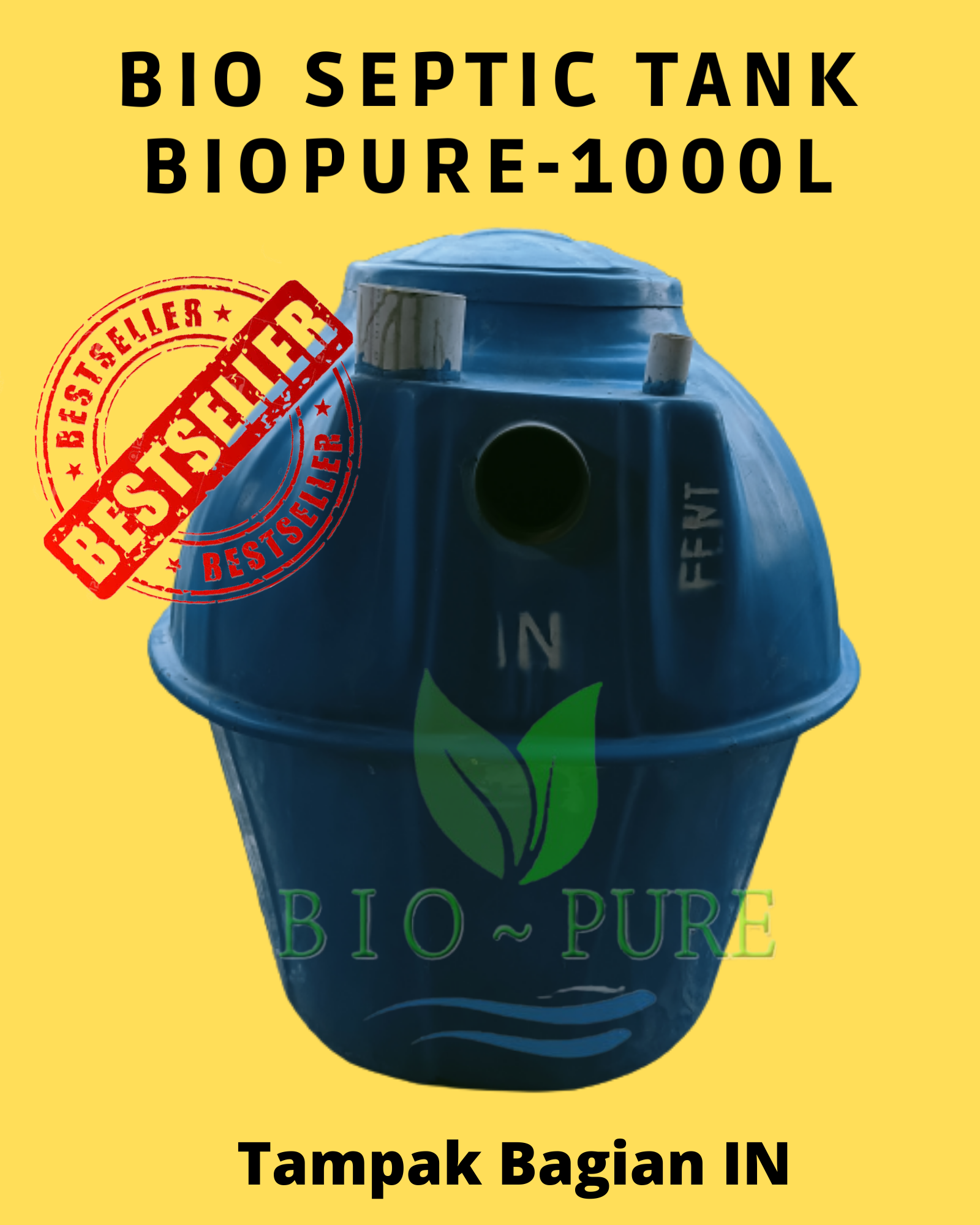 septic tank bio Biotech Biotank Biofilter Biofill Sepiteng 1000 Liter ...