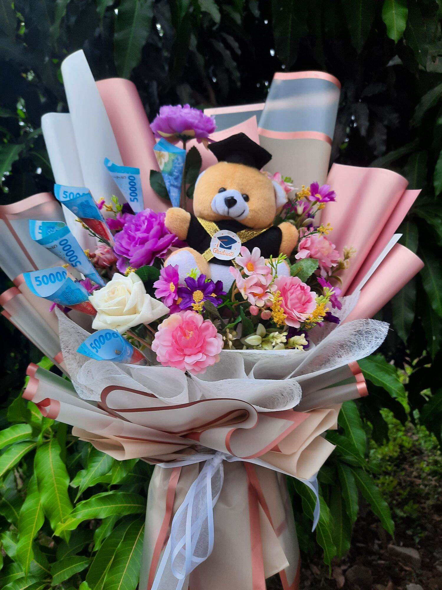 buket bunga wisuda premium terbaik