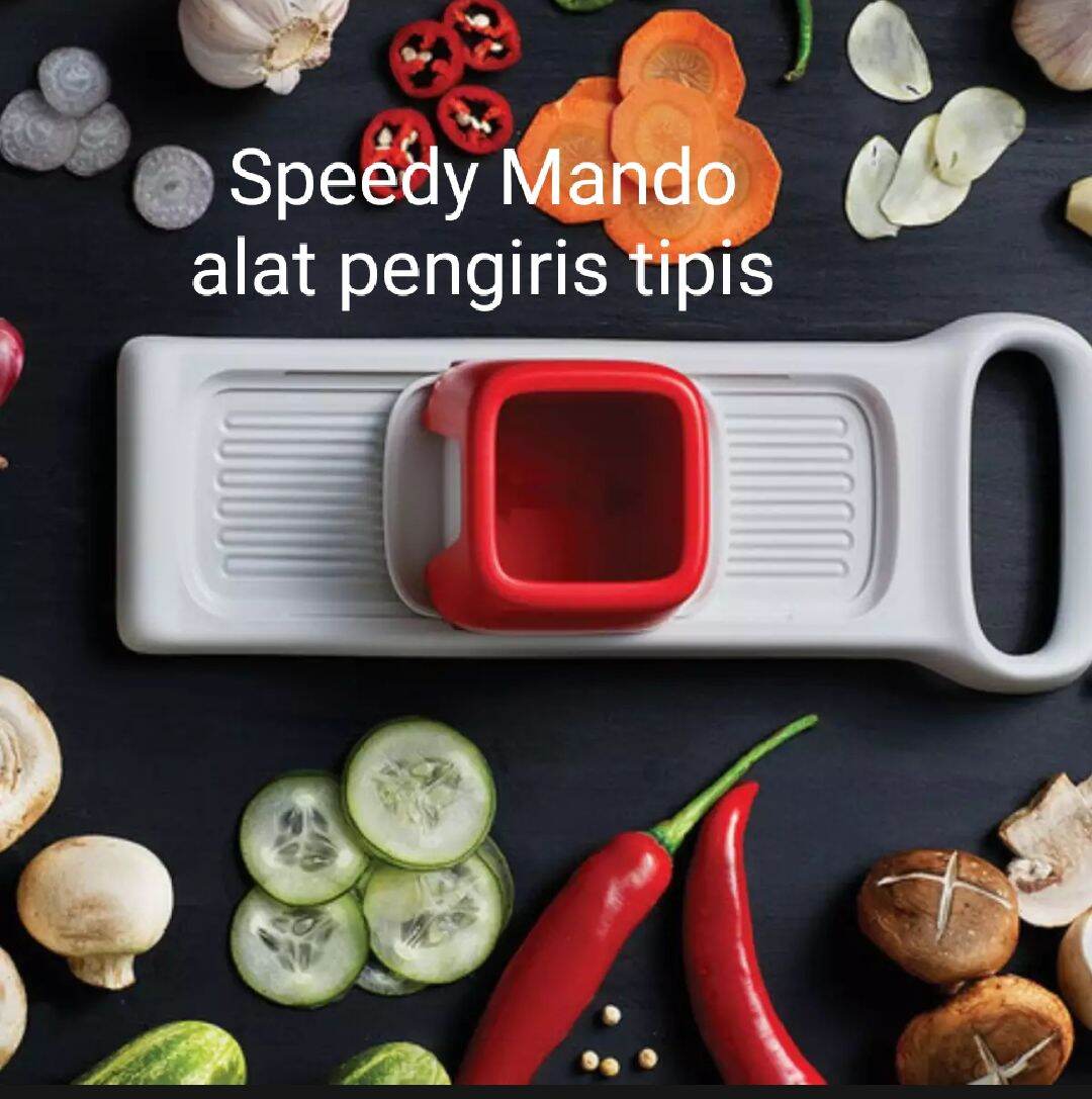 Tapperware Tipis Tupperware Speedy Mando Alat Pengiris Tipis | Lazada Indonesia