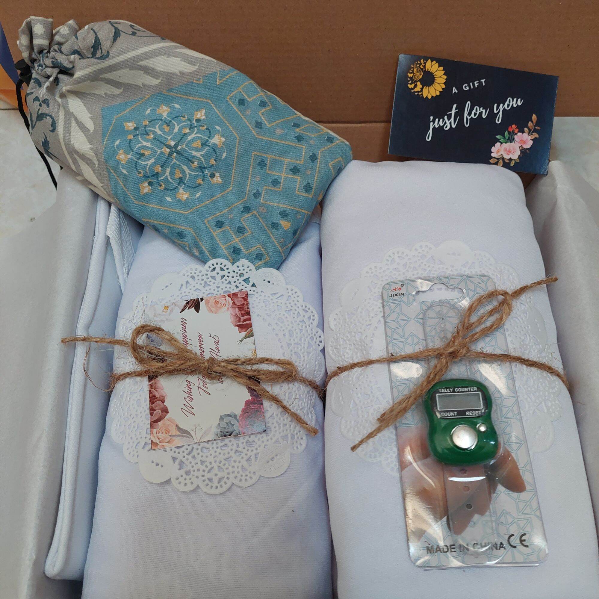 Hampers Mukena Sajadah Hadiah Kado Oleh oleh Haji dan Umroh