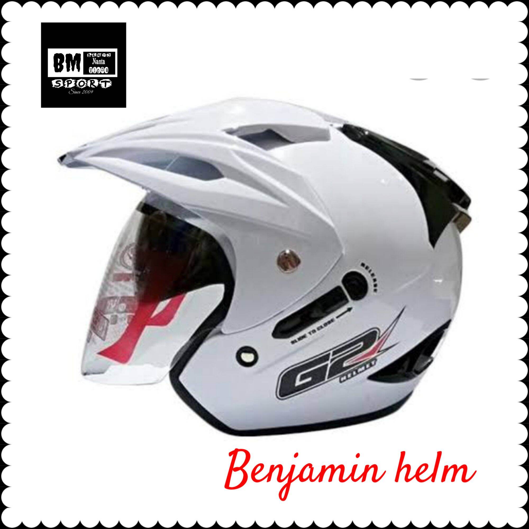 harga helm g2 double visor