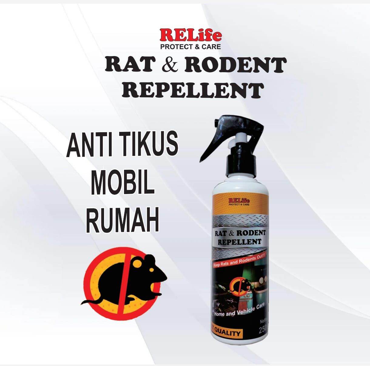 Zerone Rodent dan Stoute Rat Repellent dan Rat & Rodent Relife Asli