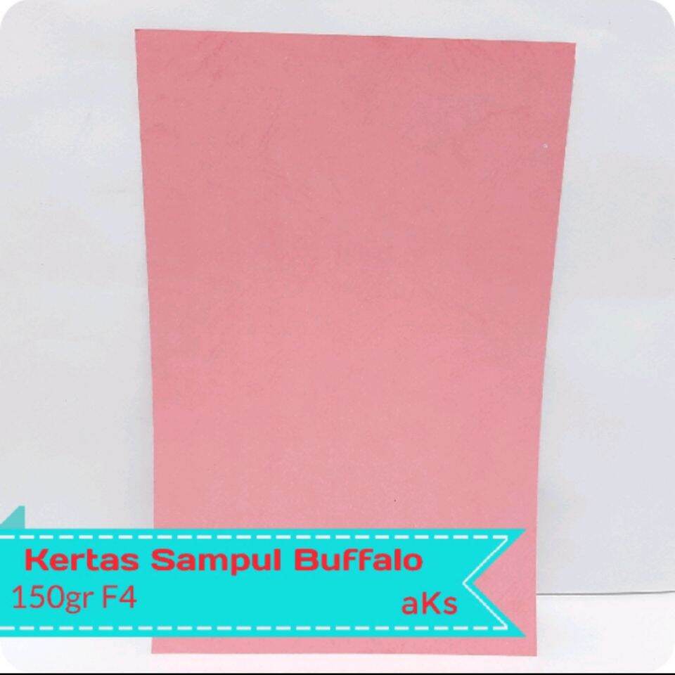 Kertas Sampul Jilid Buffalo / Kertas Buffalo F4 Warna Per 20 Lembar