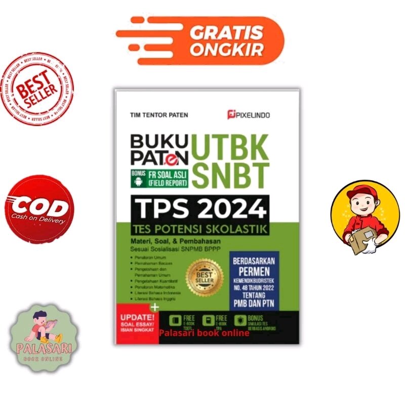 Buku Paten UTBK SNBT TPS 2024 Materi Soal Dan Pembahasan Lazada Indonesia