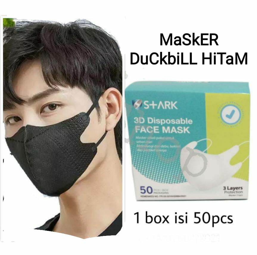 Masker Duckbill Seperti Sensi 1 Box Isi 50pcs Free Conector Lazada Indonesia