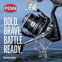 REEL PENN PURSUIT V 2500 3000 4000 5000 6000 8000 4+1BB WATERPROFF - POWER HANDLE