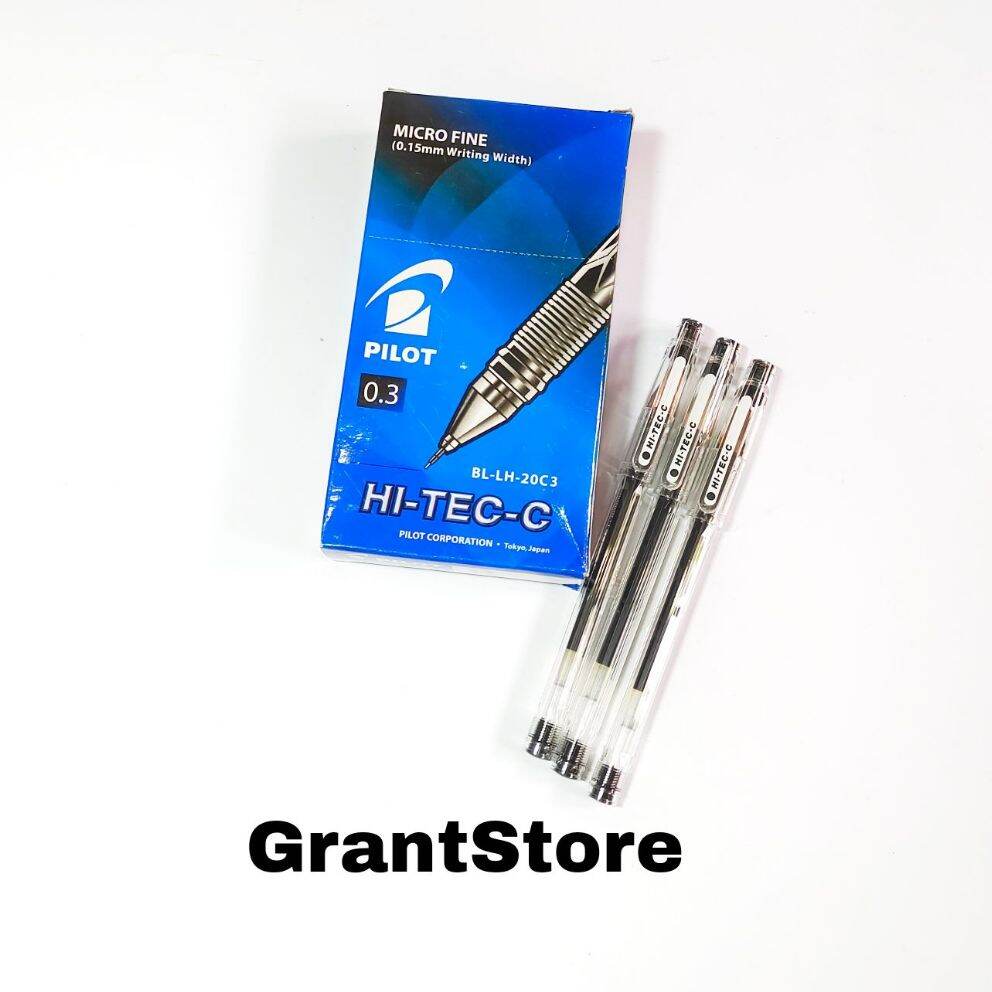 (1 BIJI ) Pen / Pulpen / Ballpoint Pilot Hitec Hi-Tec-C Hi Tec-c 0.3 Per Pcs / Pulpen Hitech Santri / Bulpen Makna