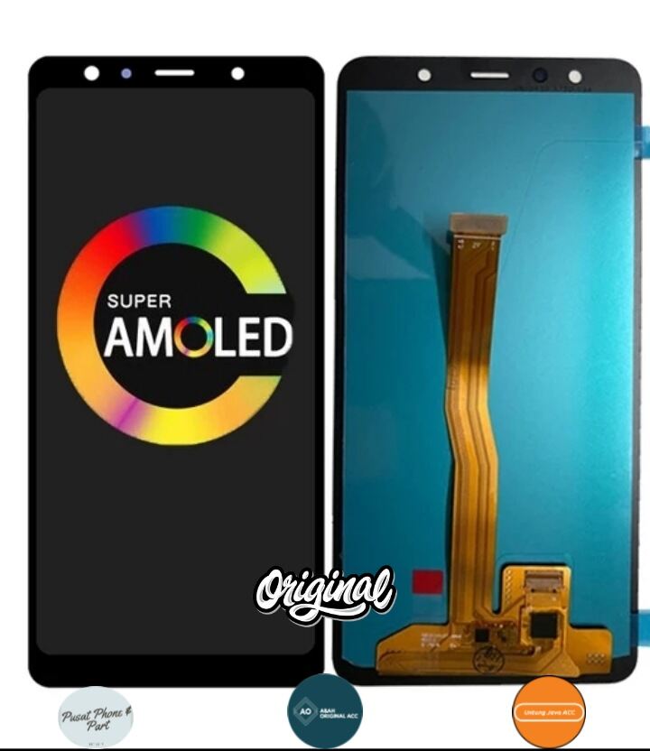 lcd samsung a7 2018 super amoled