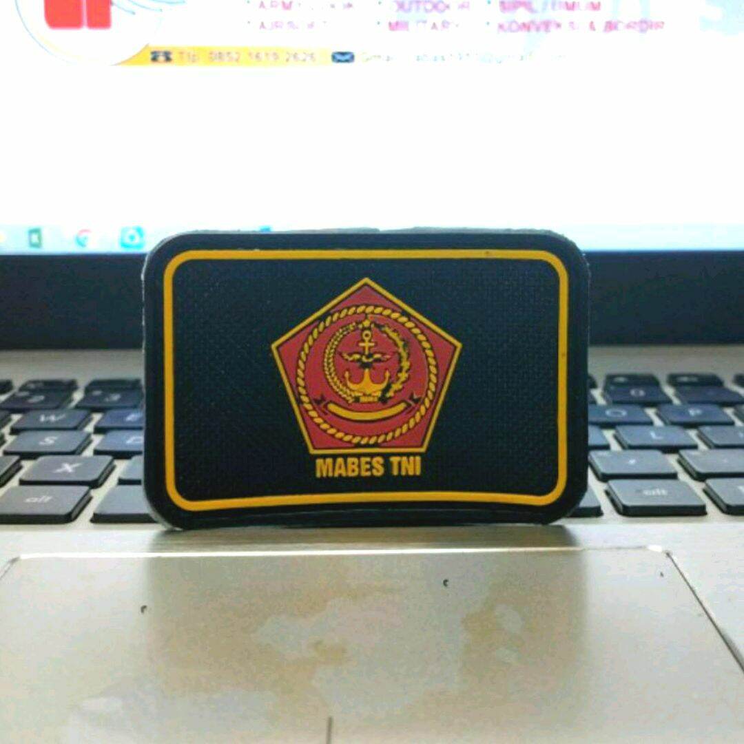 Patch Rubber Logo Mabes Tni Lazada Indonesia