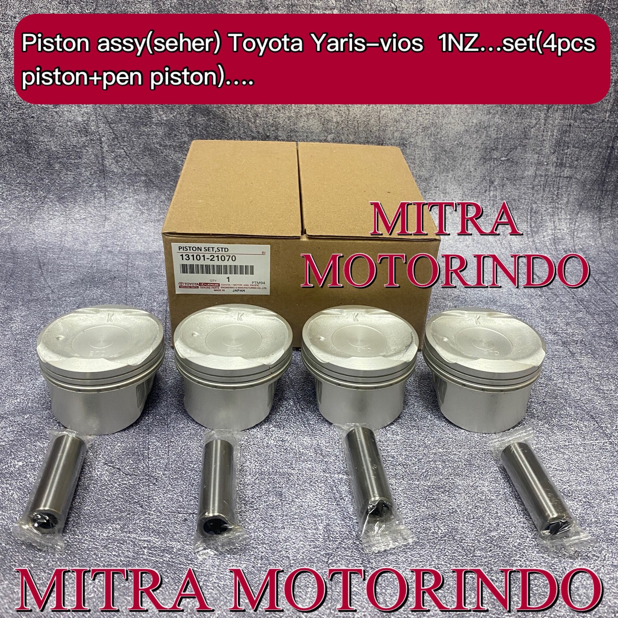 Piston assy/seher toyota yaris-vios 1NZ 13101-21070 Harga 565,000 rupiah*Gratis Ongkir