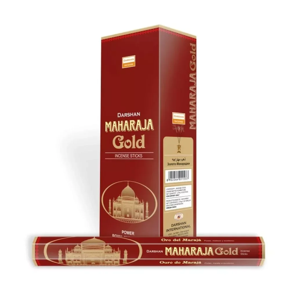 Dupa India Aromaterapi Hexa - Darshan Maharaja Gold