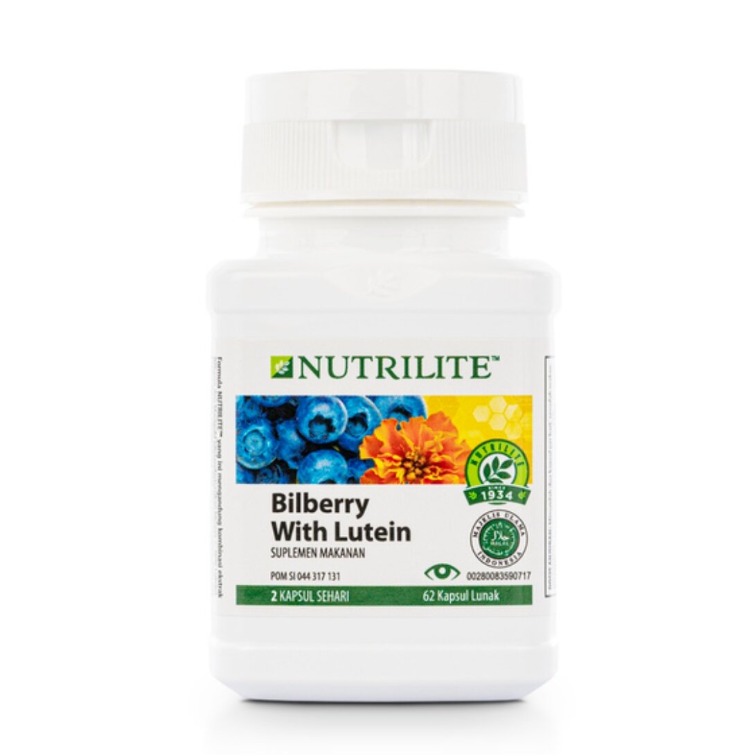 NUTRILITE BILBERRY WITH LUTEIN/Vitamin mata Lazada Indonesia