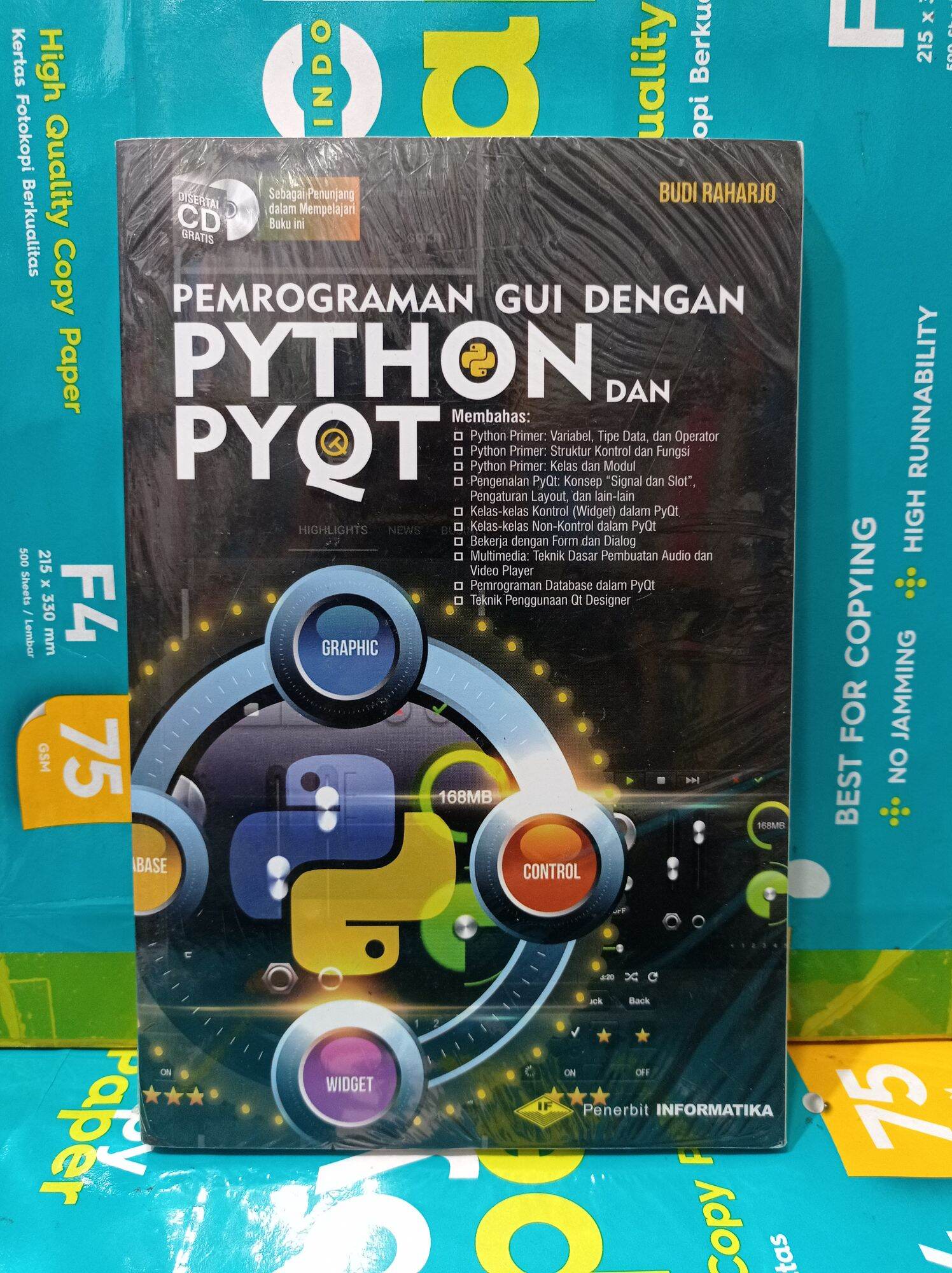 Buku Pemograman Gui Dengan Python Dan Pyqt By Budi Raharjo Lazada Indonesia 7601