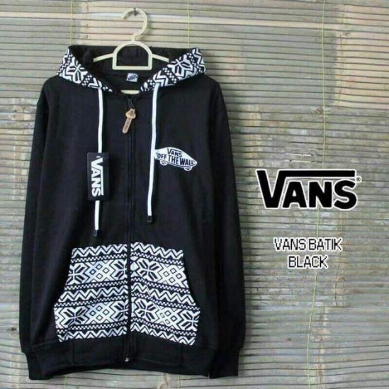 Jaket vans off shop the wall batik