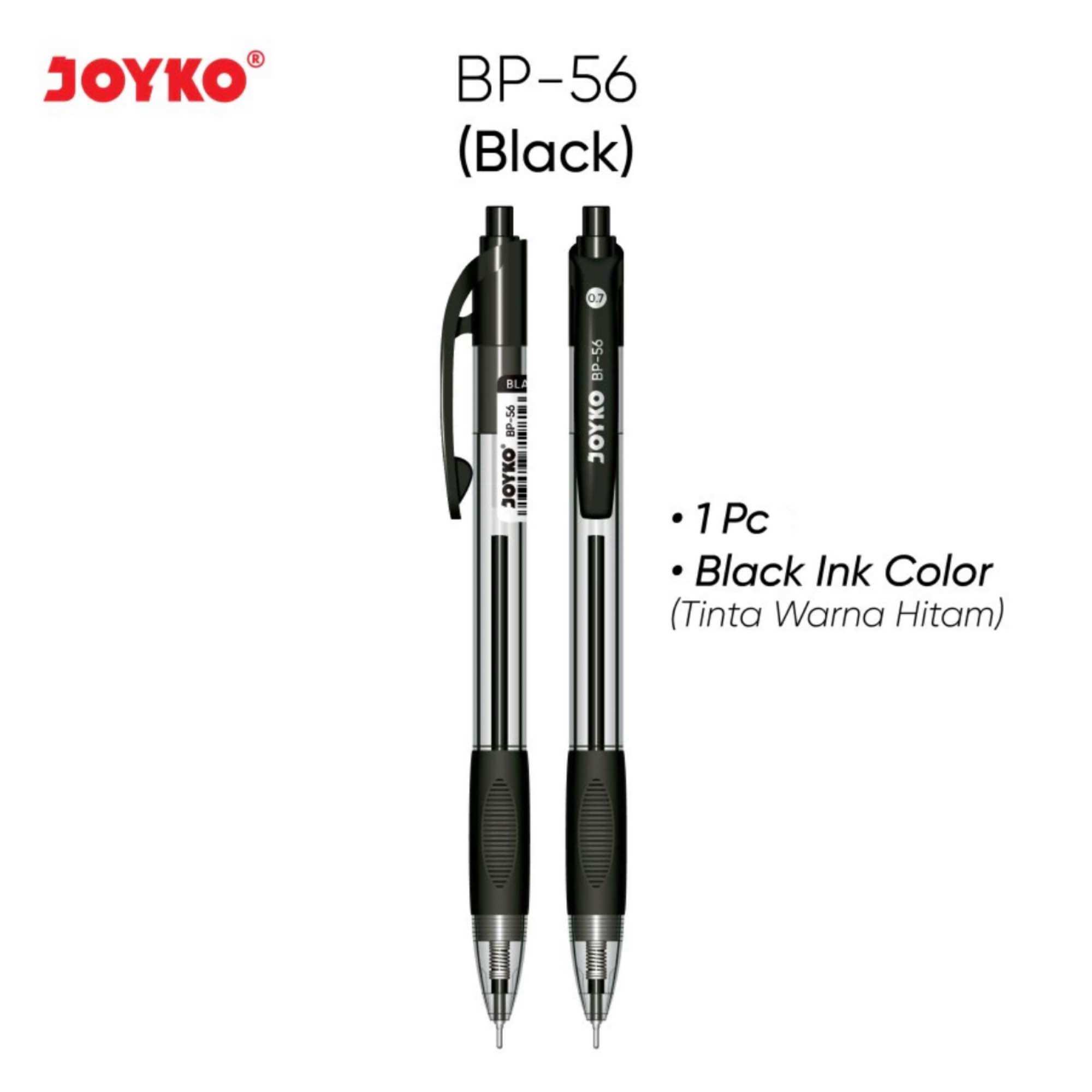 (1 PACK) Ball Pen Pulpen Pena Joyko BP-56 0.7 mm isi 12 Biji