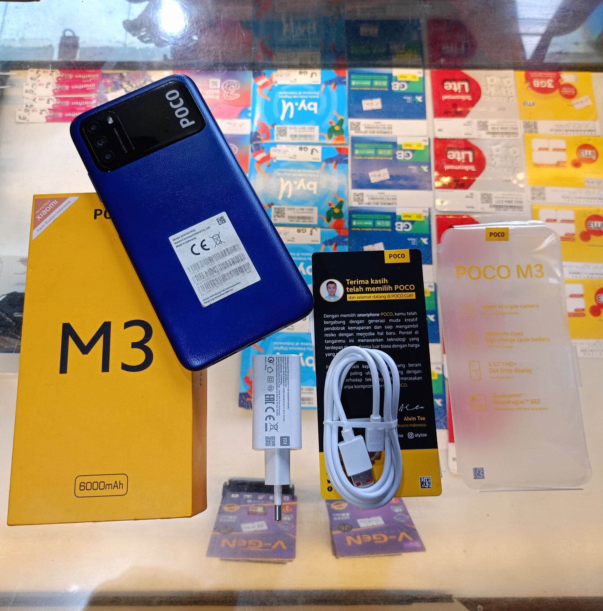 Poco M3 Ram 4/64 Snapdragon Fullset Normal Mulus Harga  925,000 Ringgit*Penghantaran Percuma
