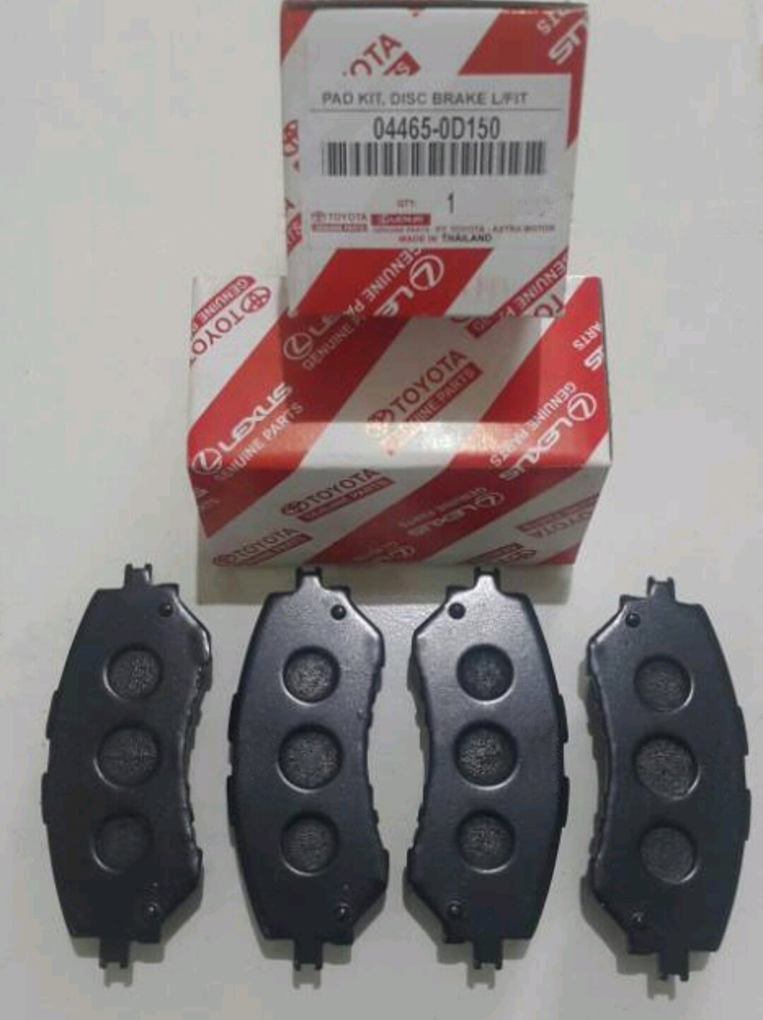 Kampas Rem Depan 1Set All New Yaris - All New Vios - New Limo 2014/18 Harga 220,000 rupiah*Gratis Ongkir