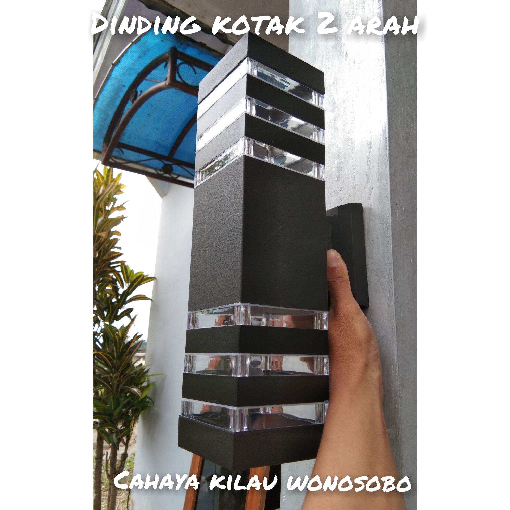 Harga lampu hias	 Lampu Dinding Minimalis 2 Arah Kotak Segi 	