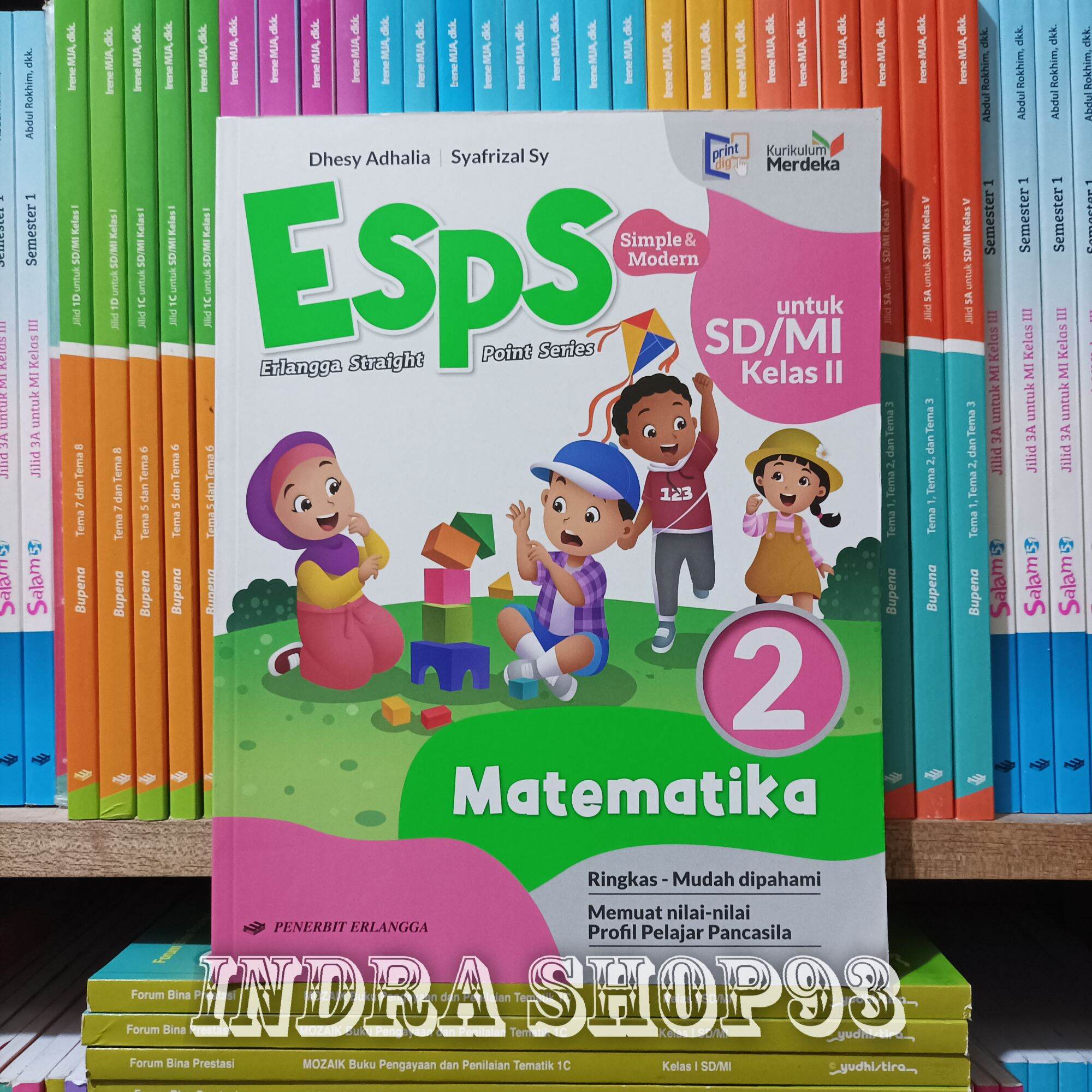 Buku ESPS Matematika Kelas 2 SD Kurikulum Merdeka Erlangga | Lazada ...