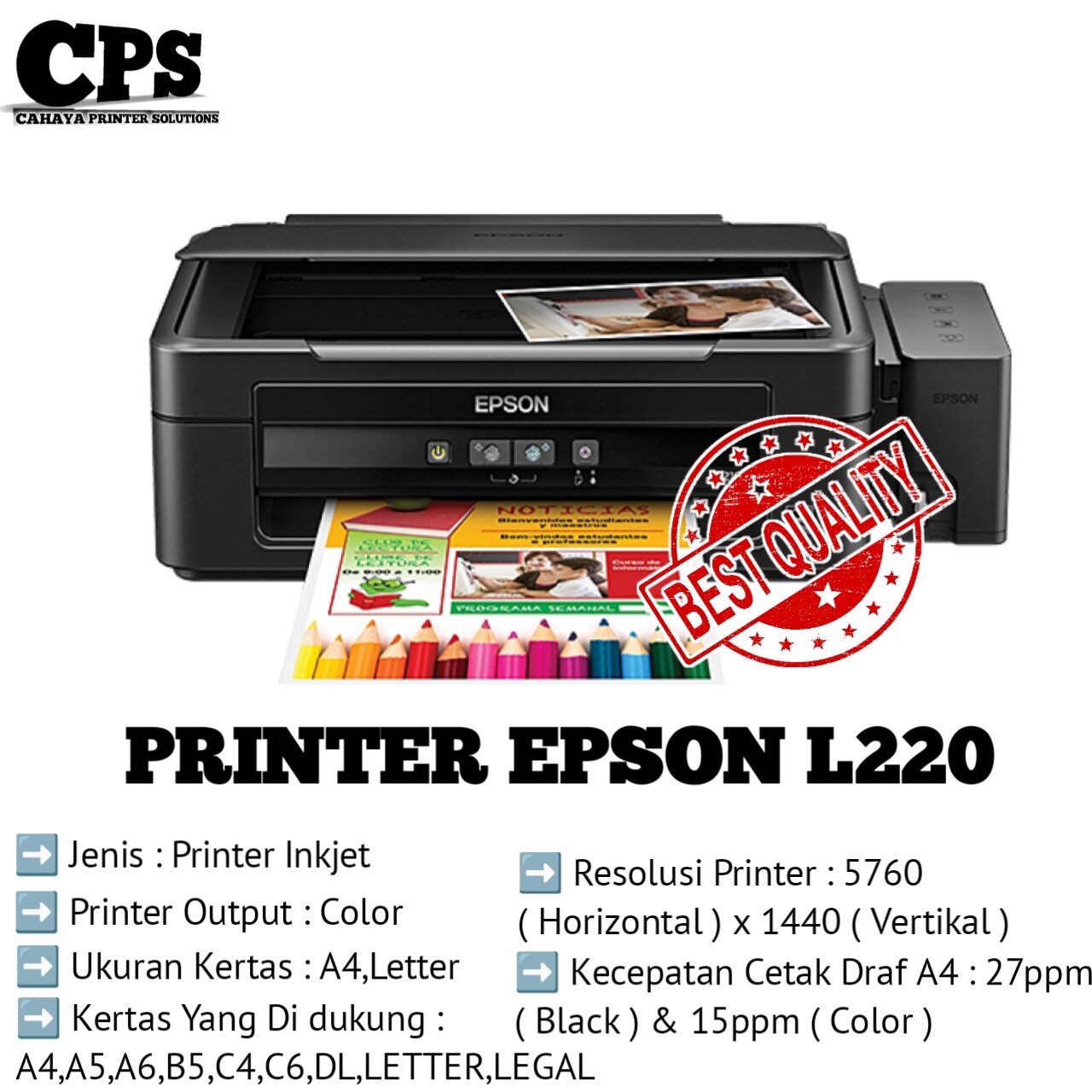 Printer Epson L220 Lazada Indonesia 1795
