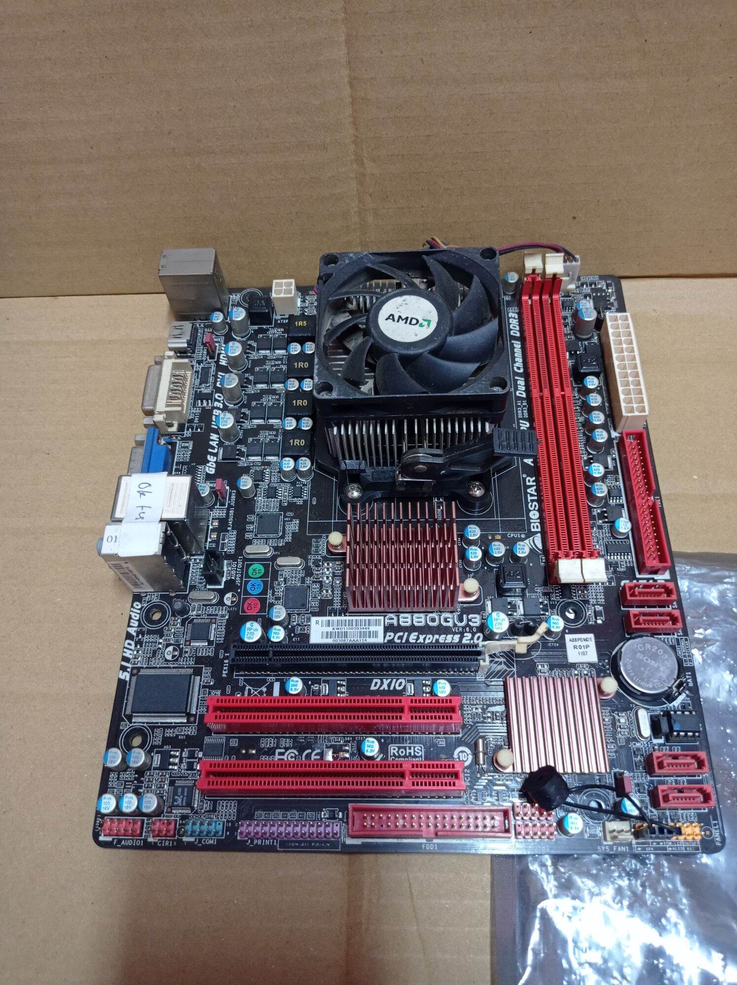 BIOSTAR A880G+・送料無料 Pci Express Biostar A880g+ Biostar Old Motherboard Biostar Am3