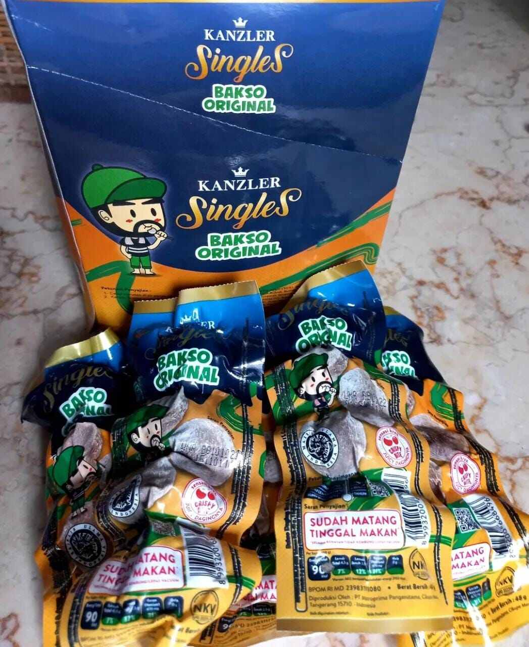 Kanzler Single Bakso Original Isi 4 Lazada Indonesia