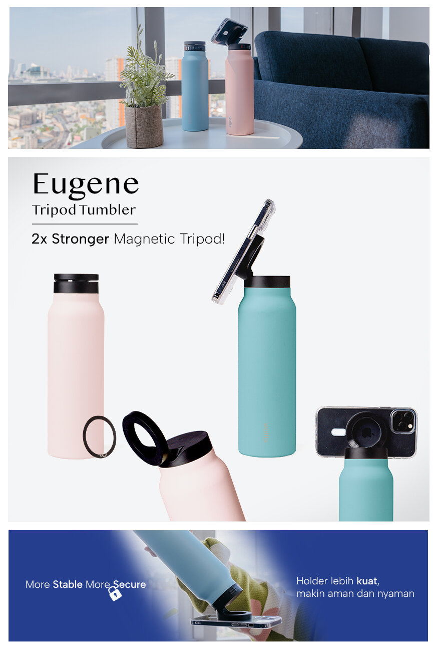 Wallts Eugene Cotton Candy Botol Minum Tumbler Stainless Steel