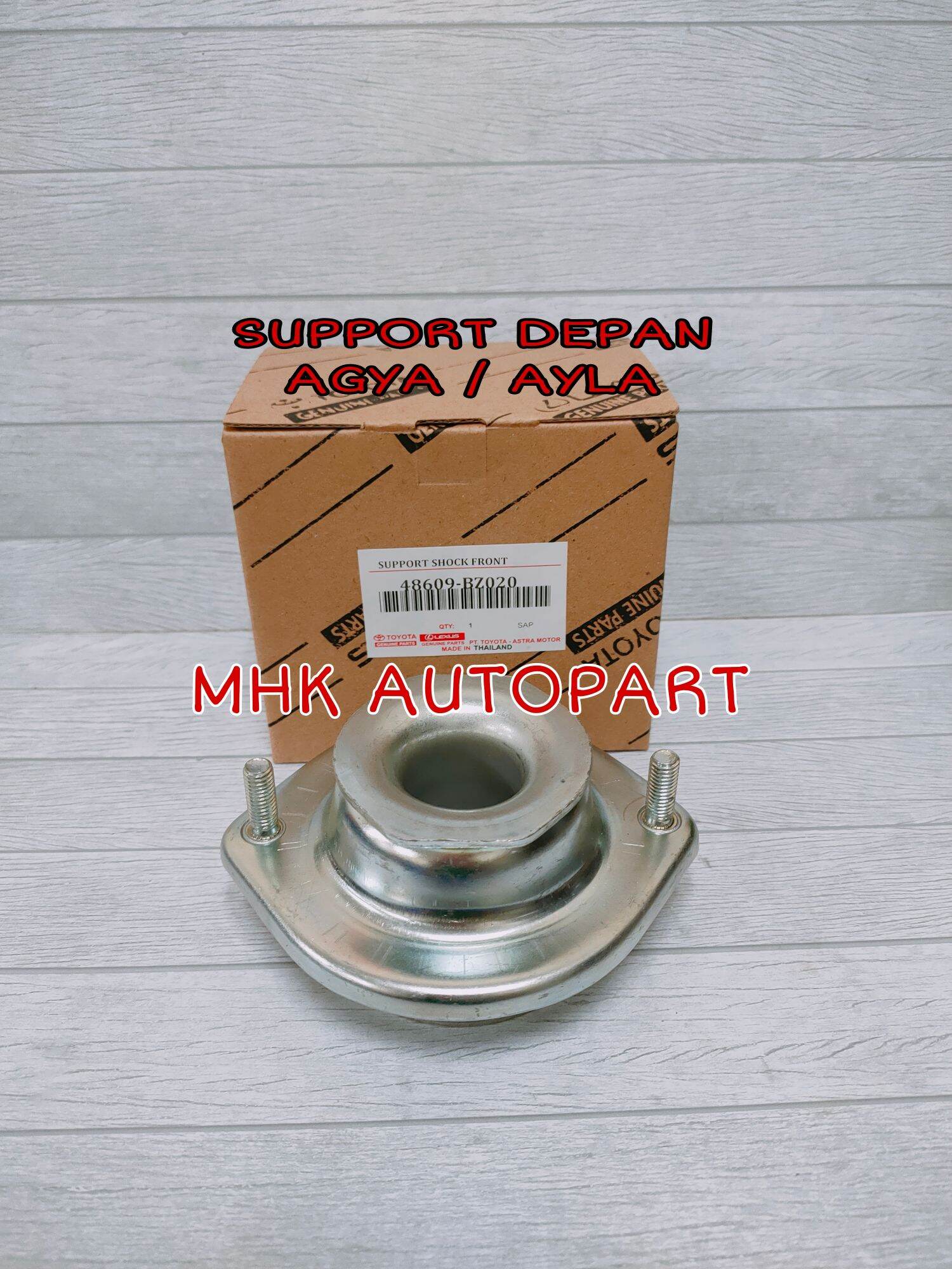 suport support karet sok shockbreaker depan agya ayla sirion Harga 72,500 rupiah*Gratis Ongkir