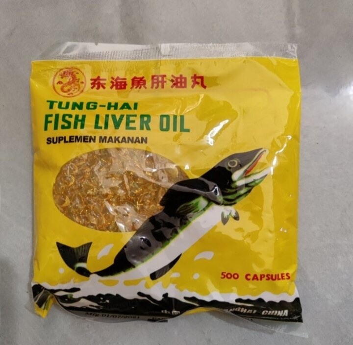 Minyak Ikan Tung Hai 500 Kapsul Tung Hai Fish Liver Oil Lazada Indonesia