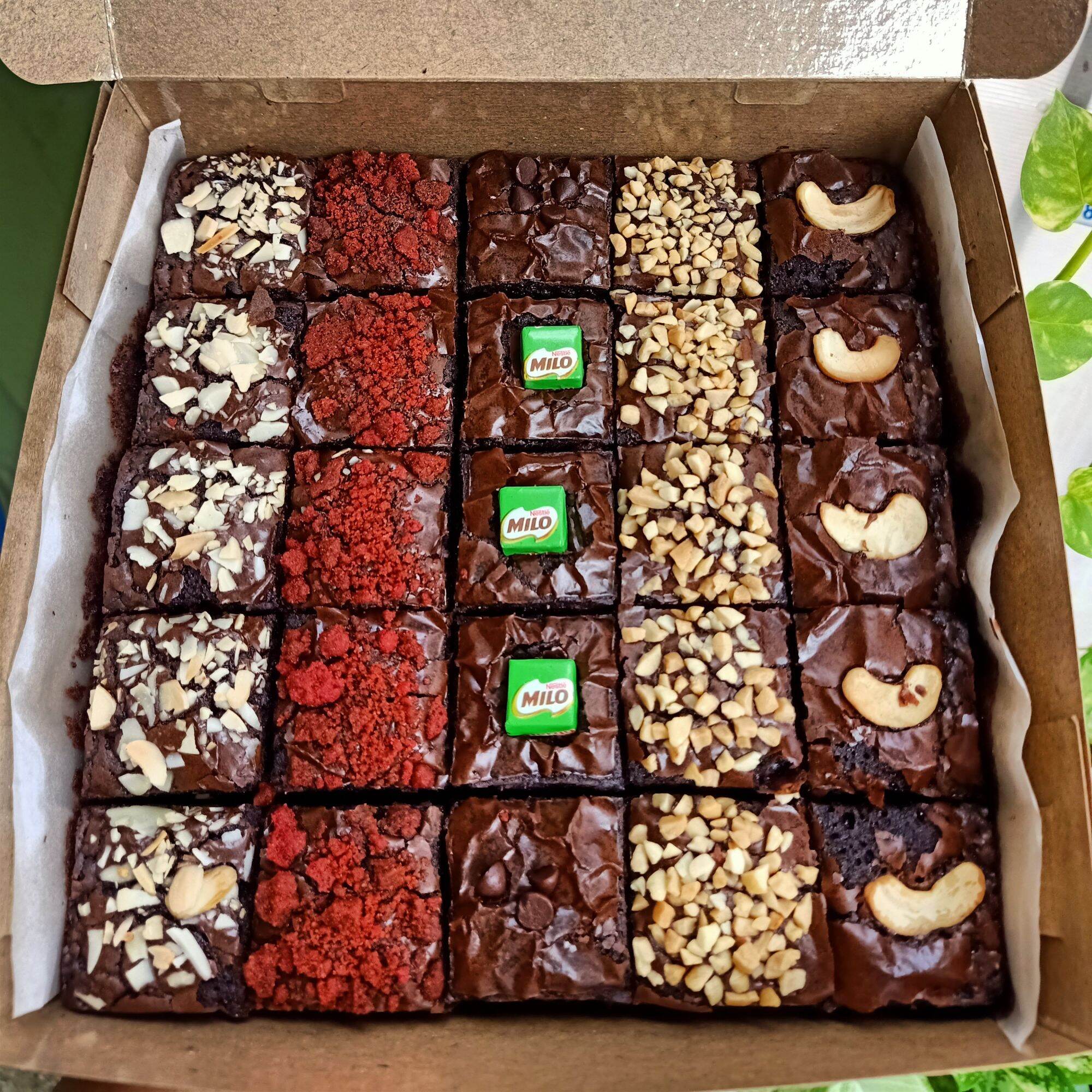 Fudgy Brownies Sekat Shiny Crust Lazada Indonesia