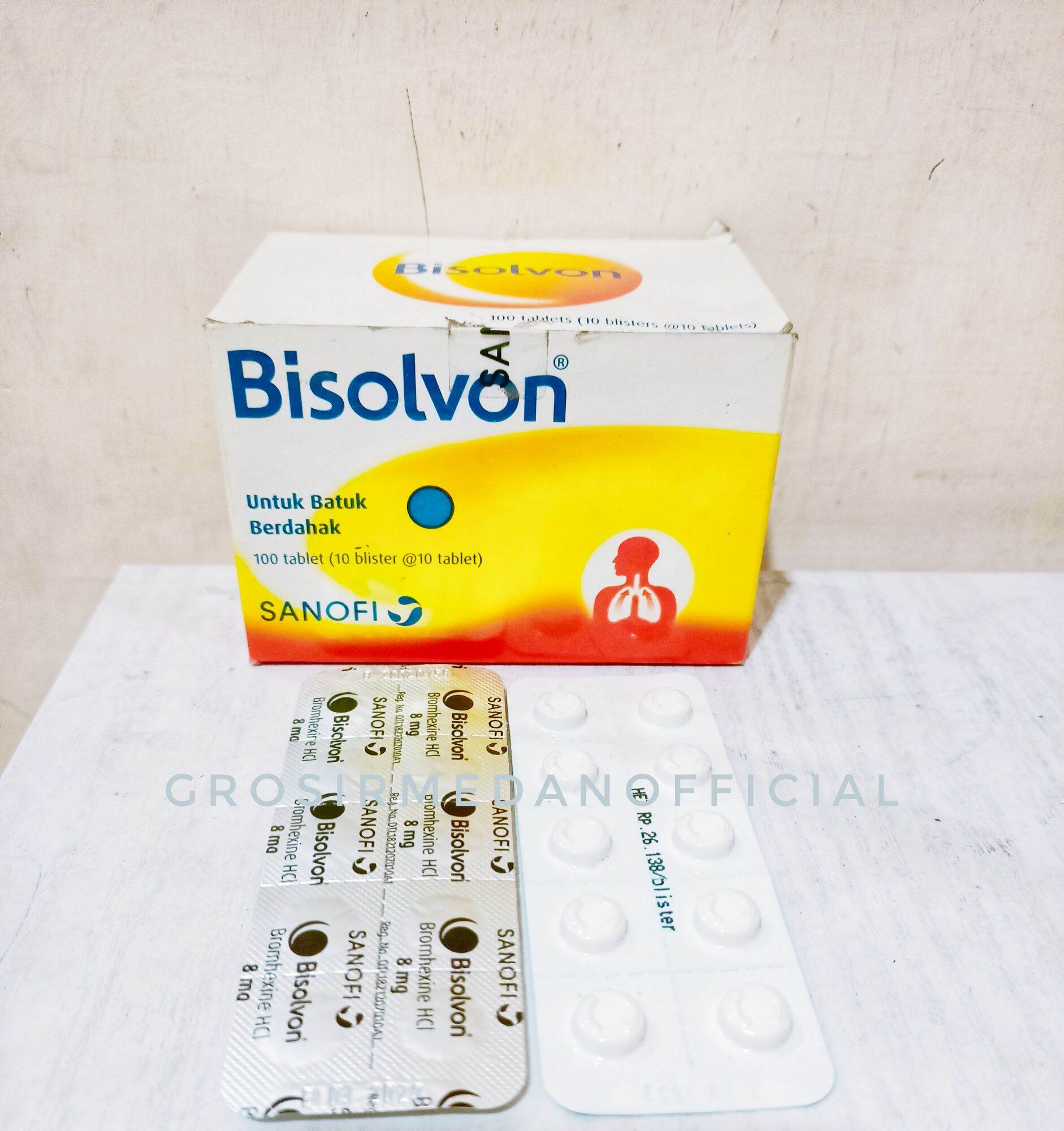 BISOLVON TABLET OBAT BATUK | Lazada Indonesia