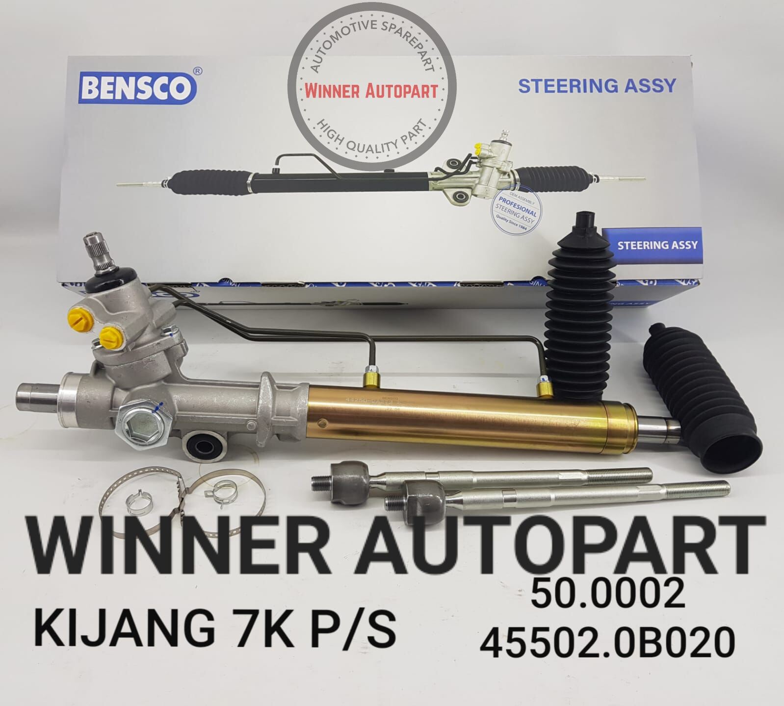 RACK STEER BAK STIR RACK STEERING ASSY TOYOTA KIJANG 7K KAPSUL POWER