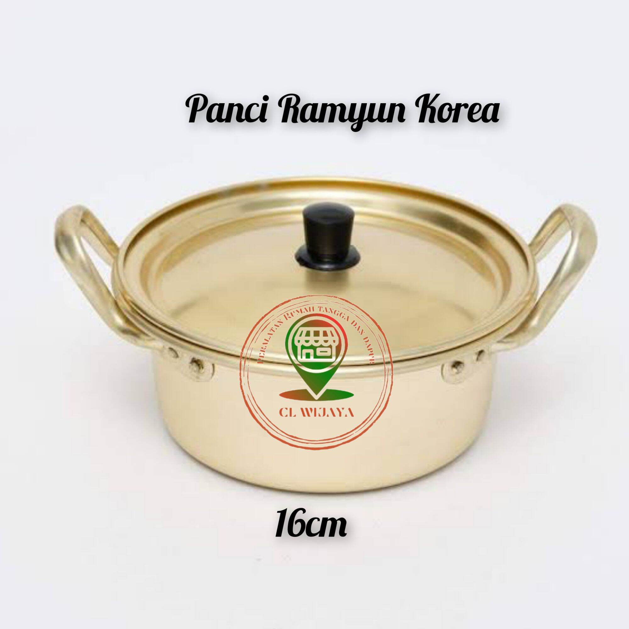 Panci Ramyon Panci Ramyun Korea / Panci Ramen Gold 20 18 16 Cm / Panci Rameon korean ...