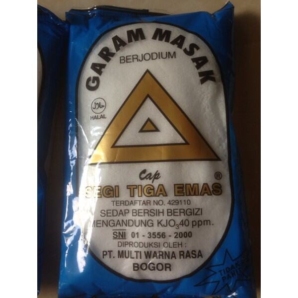Paket Garam masak segitiga 250gram isi 4pcs | Lazada Indonesia
