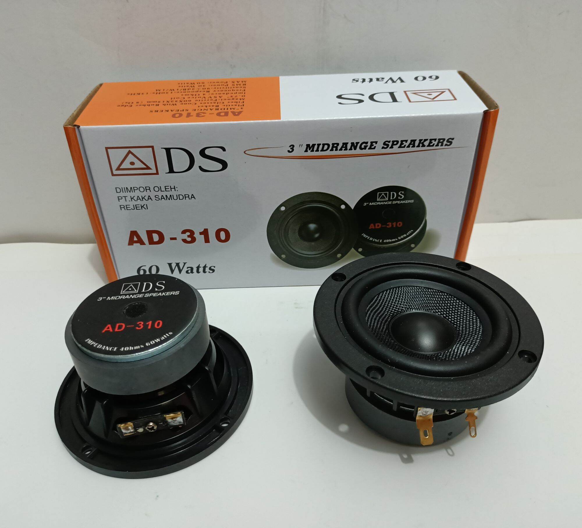 speaker MIDRANGE ADS inch AD-310 sepasang 60watts