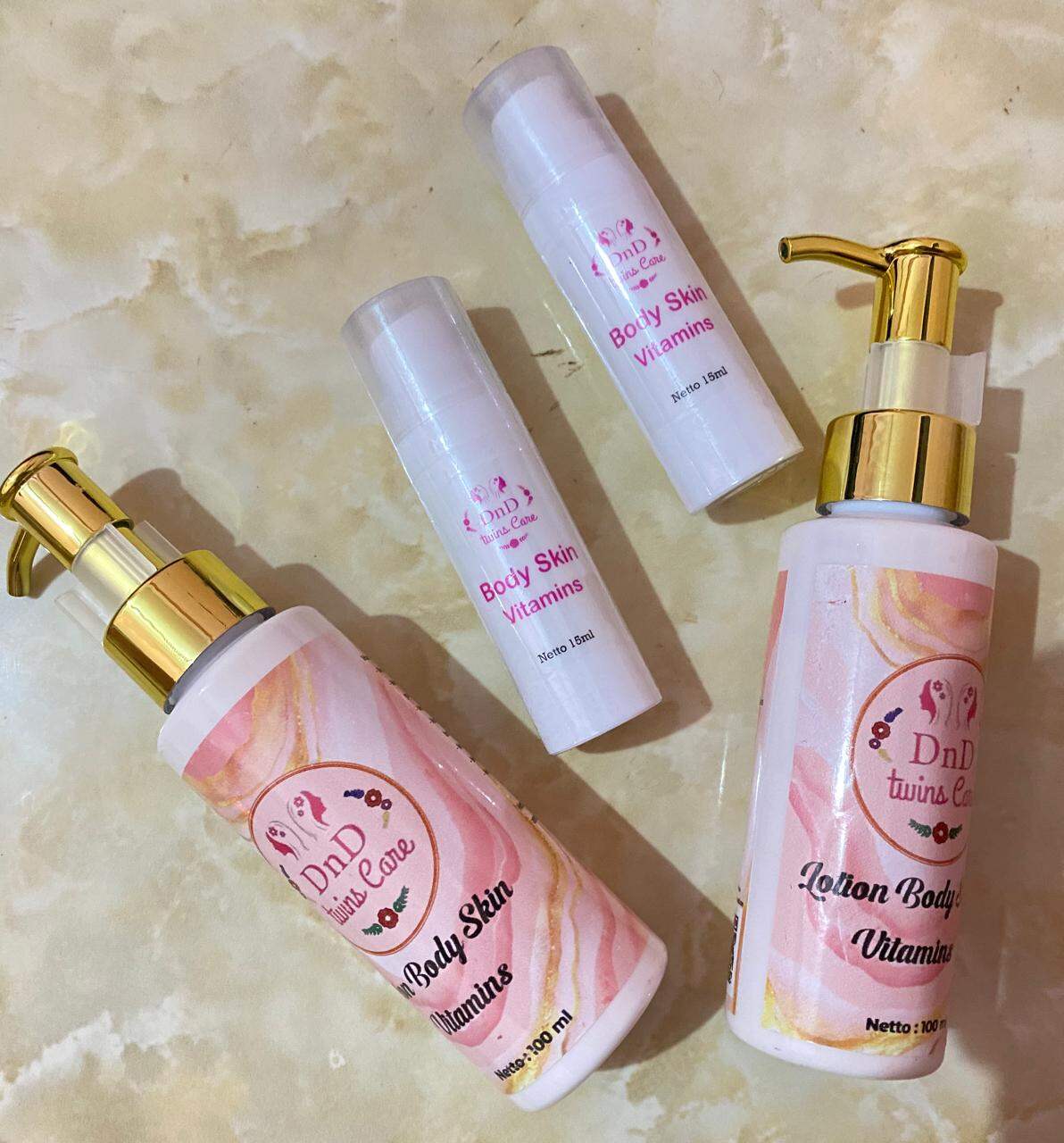 PAKET USAHA Lotion Body Skin Vitamins DnD Twinscare (5Paket) | Lazada ...