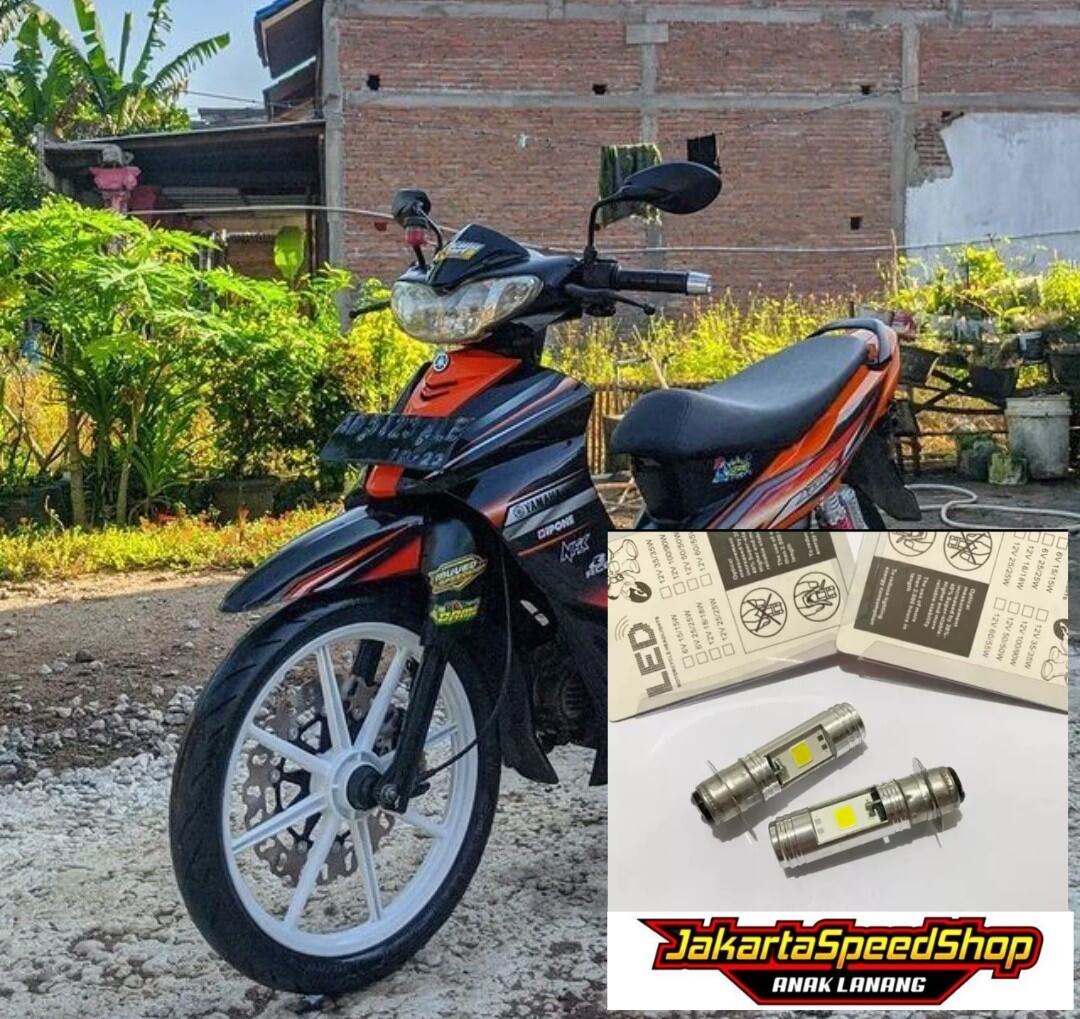 BOHLAM LAMPU LED PNP JUPITER Z BURHAN JUPITER Z1 NYALA PUTIH HARGA