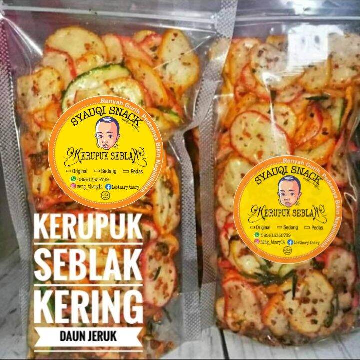 Kerupuk Seblak Kering 250 Gr Lazada Indonesia