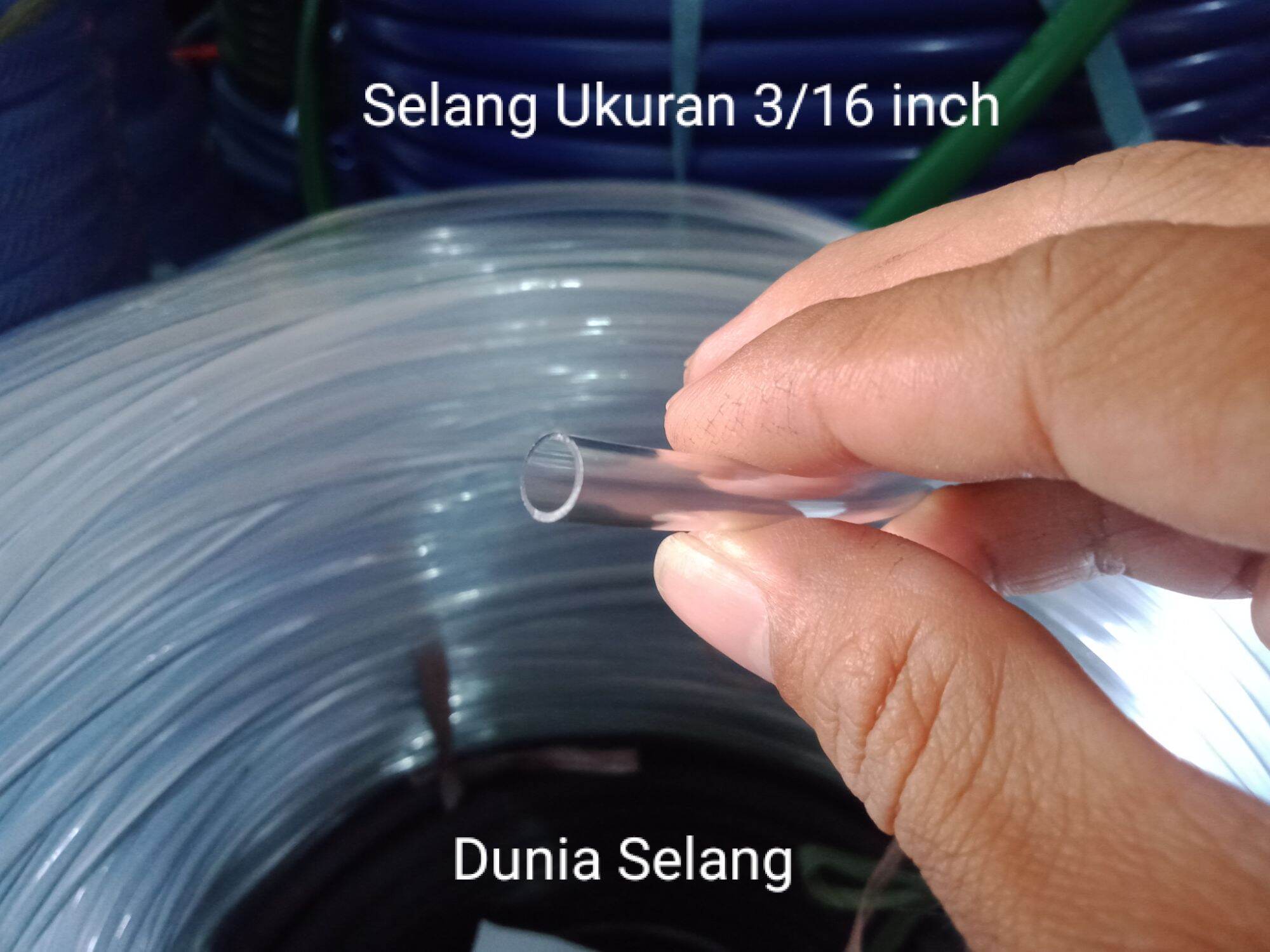 PAKET 20 METER Selang aerator ukuran 3/16"inch Selang aquarium selang