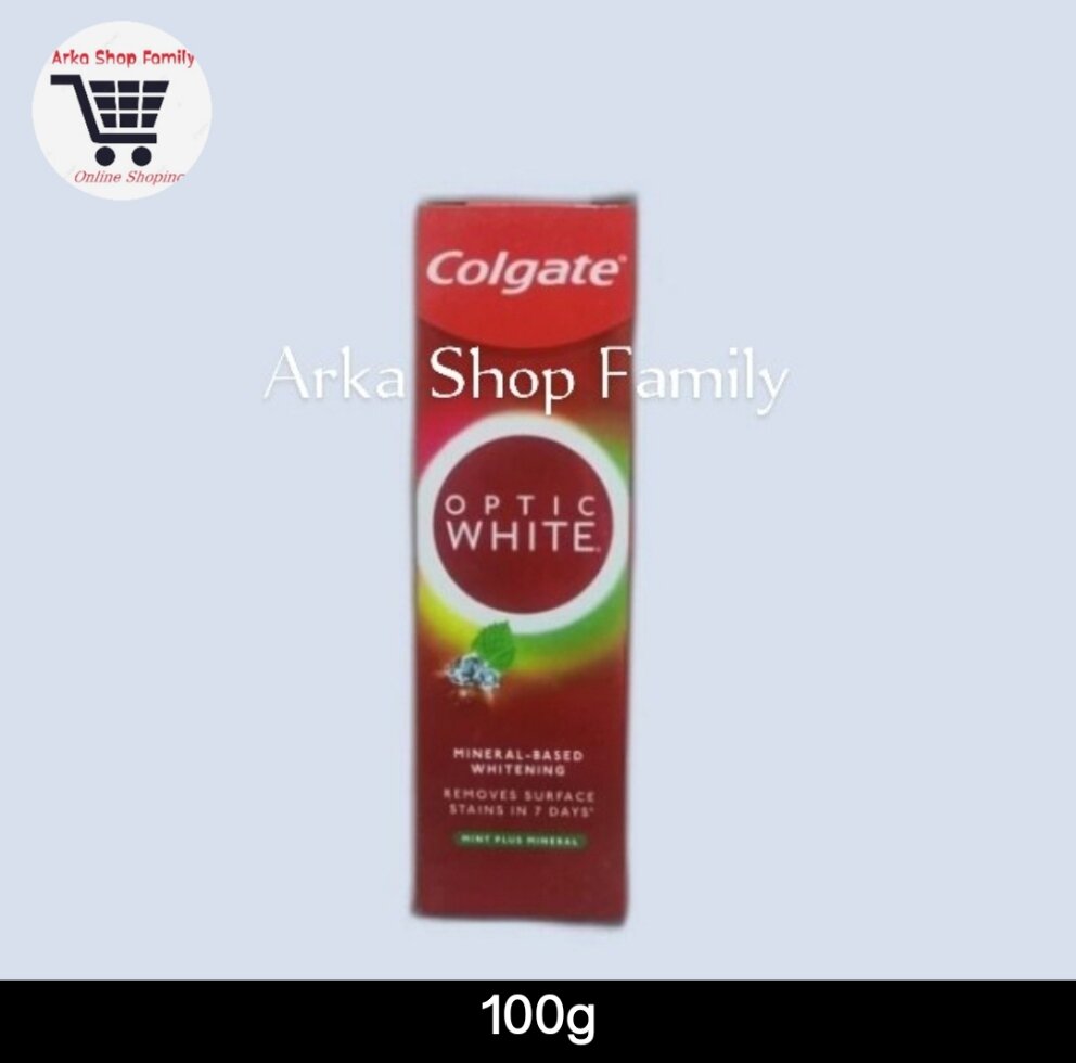 COLGATE Pasta Gigi Optic White Mint Plus Mineral Sparkling 100g